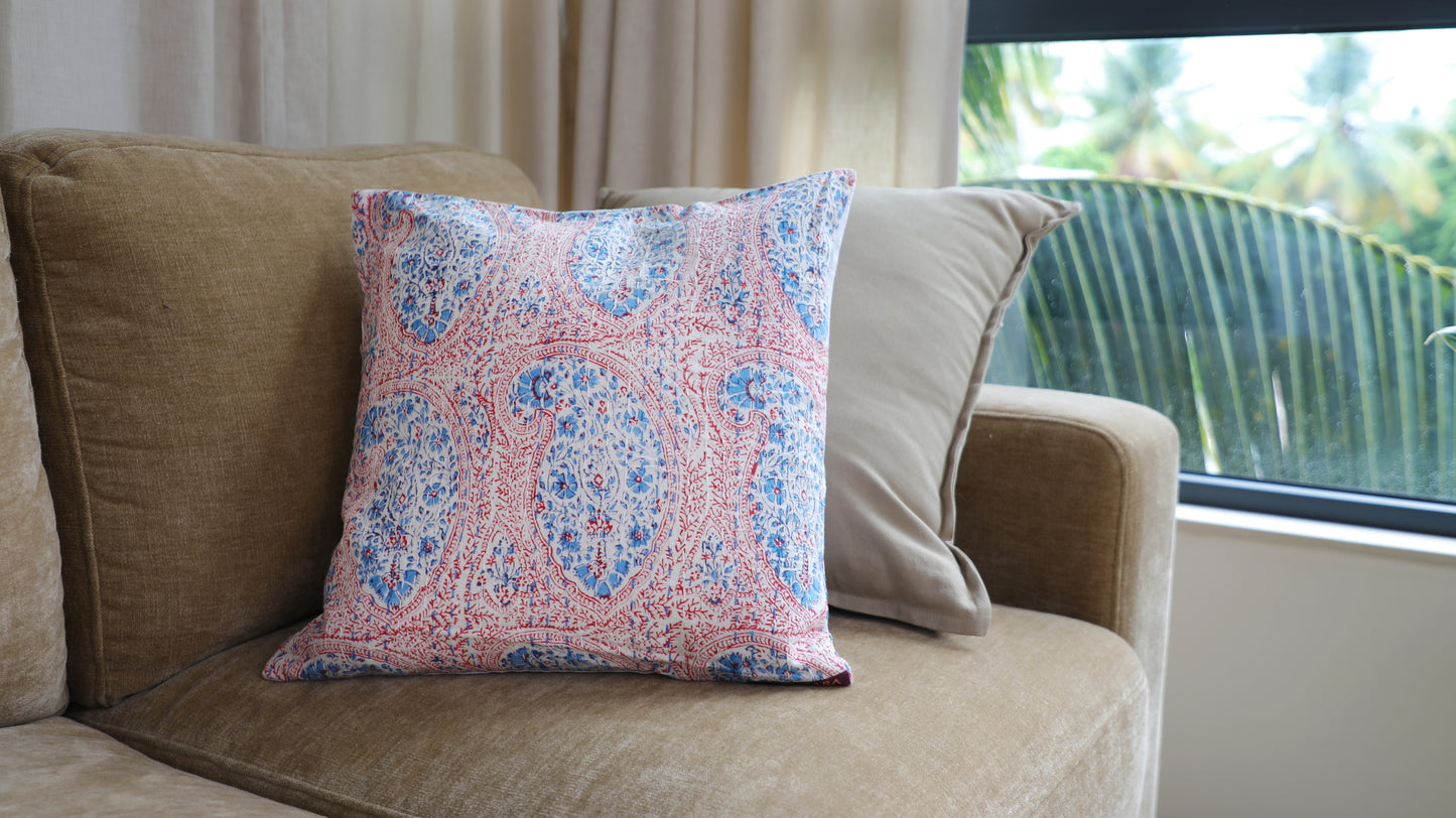 Indigo Combo - Block Print Cushion Cover sets