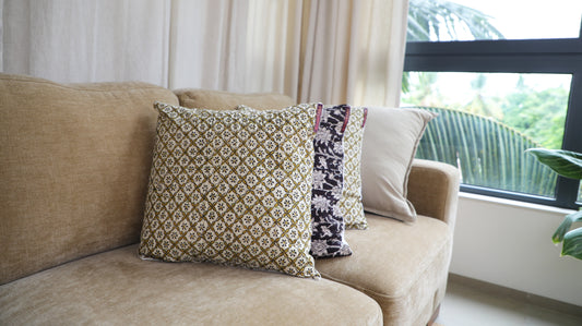 Shades of Sanganer - Block Print Cushion Cover sets