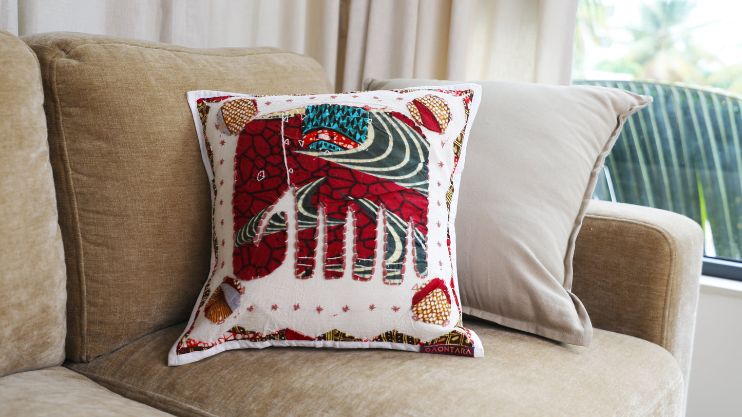 Elephant Patchwork Cotton cushion covers (per piece)