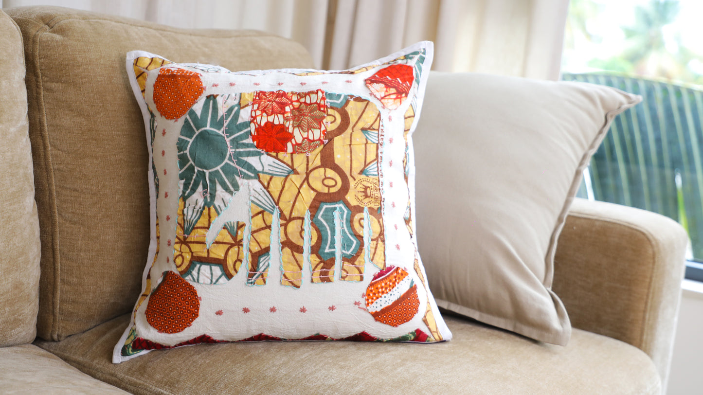 Elephant Patchwork Cotton cushion covers (per piece)