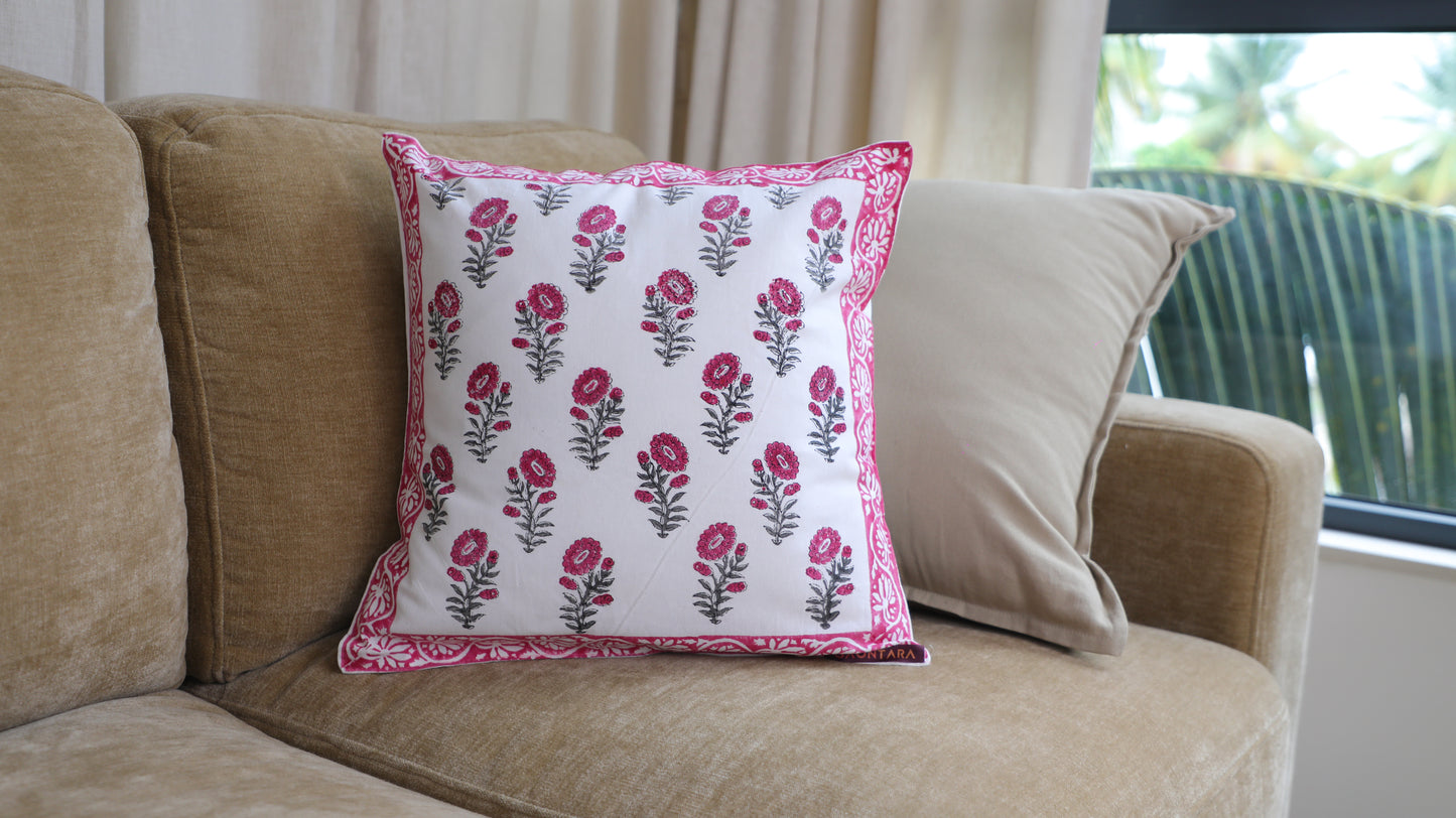 Desert Petals - Block Print Cushion Covers sets