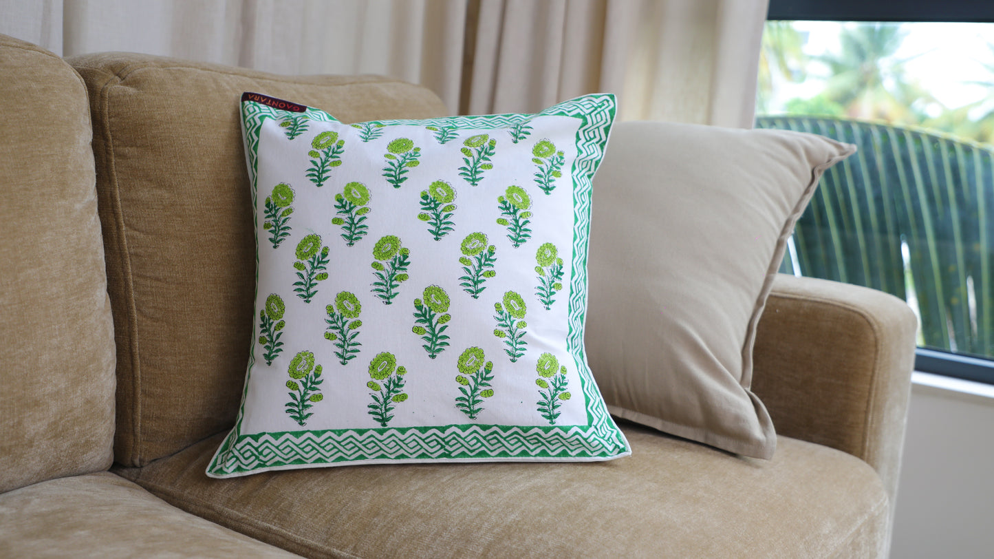 Desert Petals - Block Print Cushion Covers sets