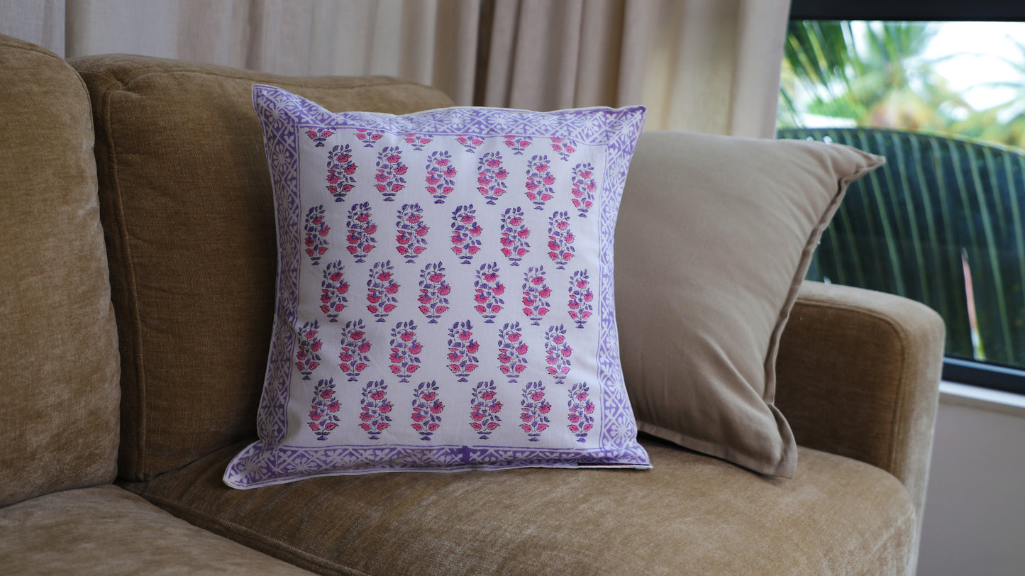 Desert Petals - Block Print Cushion Covers sets