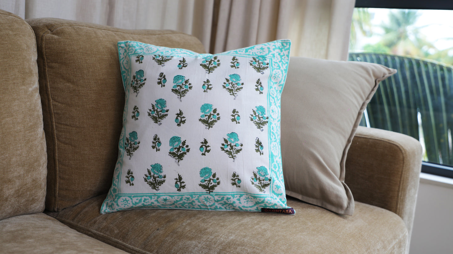 Desert Petals - Block Print Cushion Covers sets