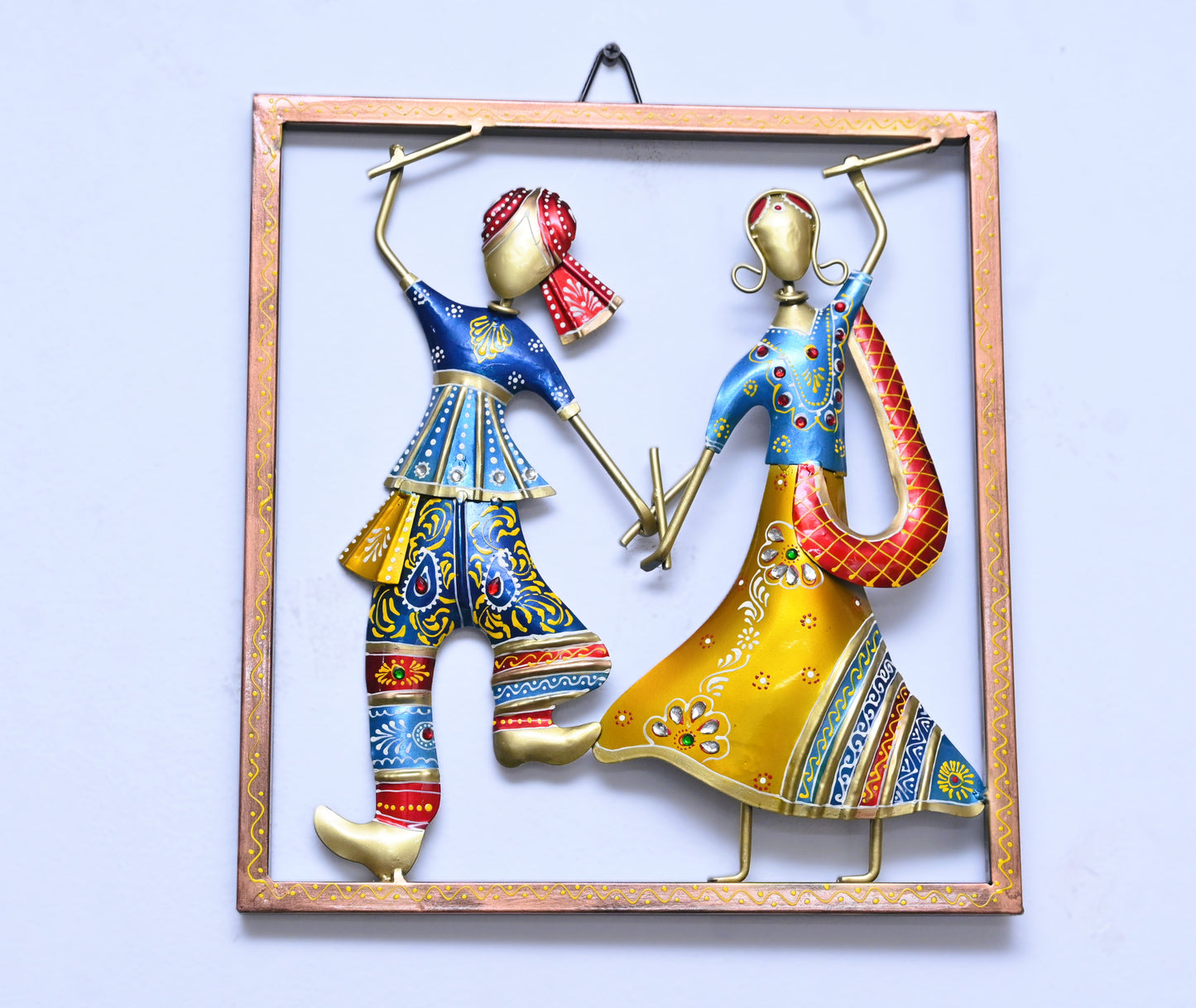 Dandiya Couple Warli Frame