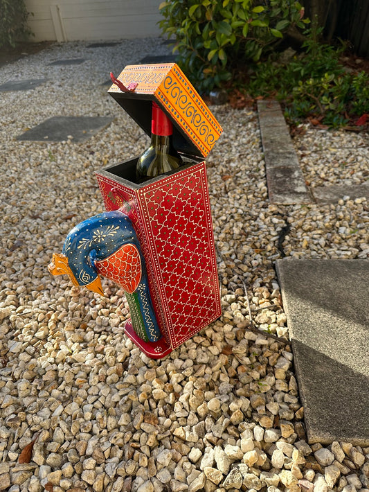 Indigenous Bottle Holder - Peacock