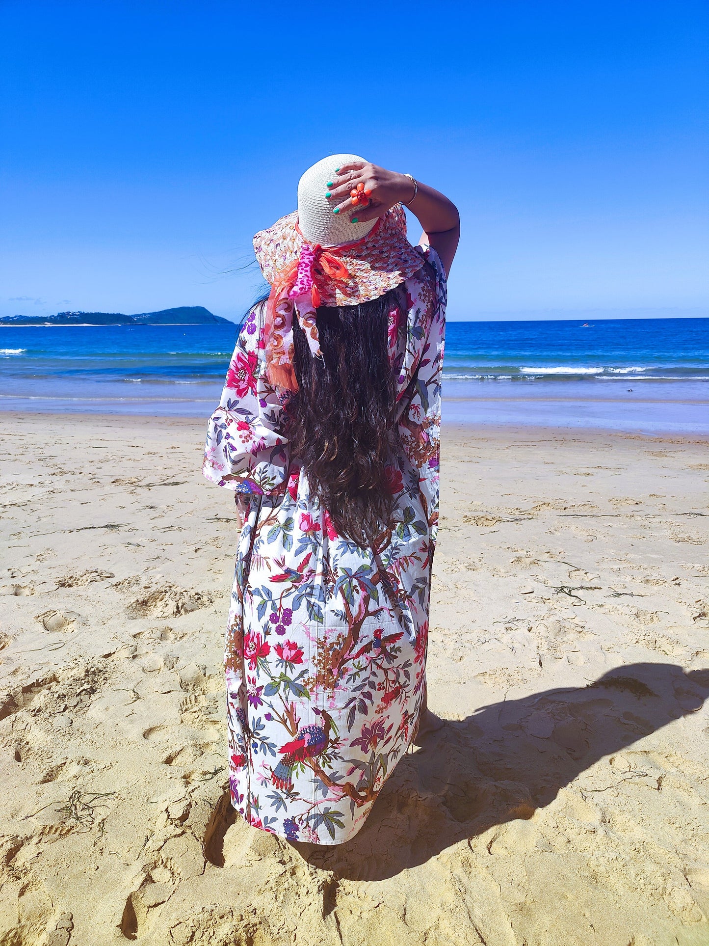 Wildflower & Wings Long Kaftan