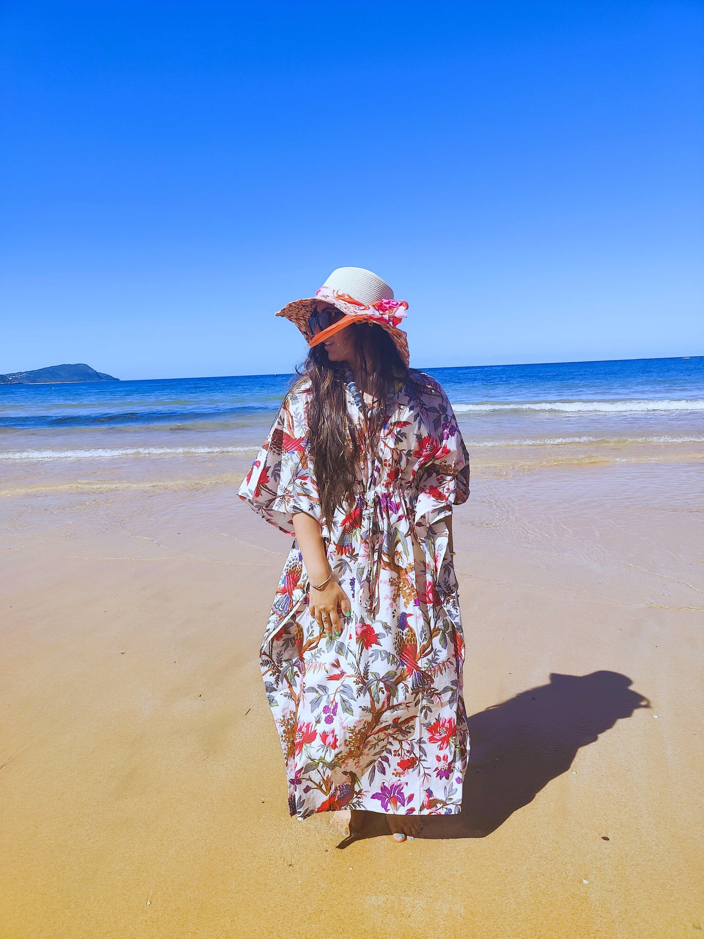 Wildflower & Wings Long Kaftan