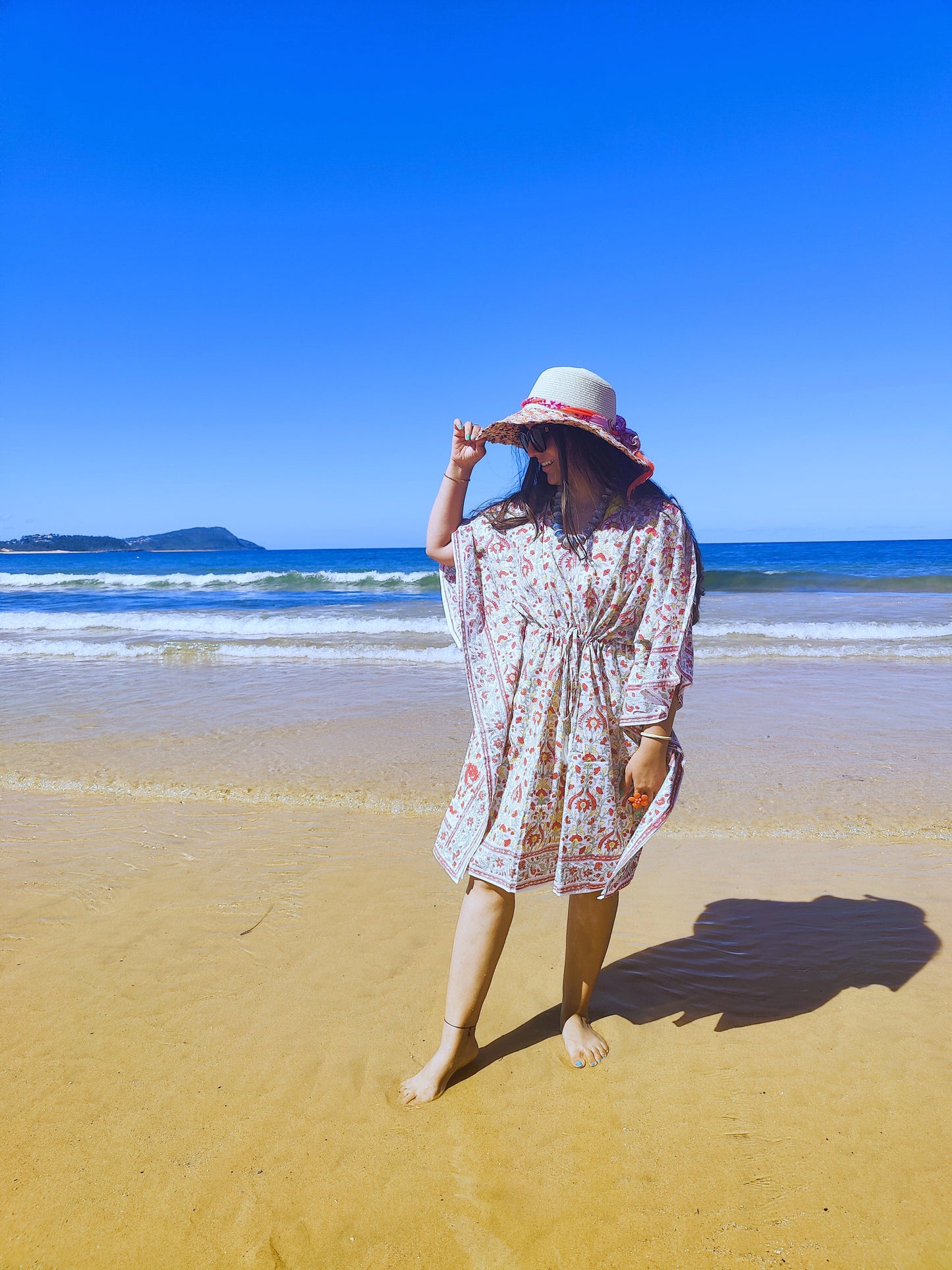 Tropical Blossom Kaftan