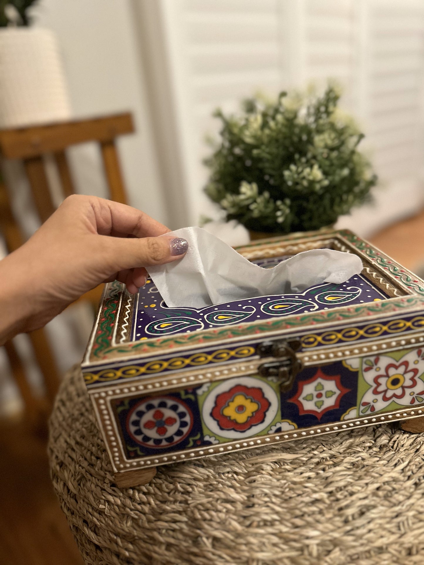 Tissue Box wooden