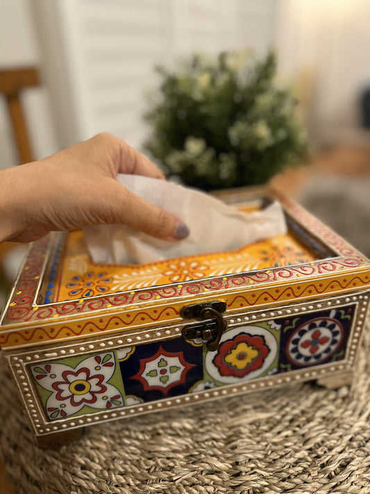 Tissue Box wooden