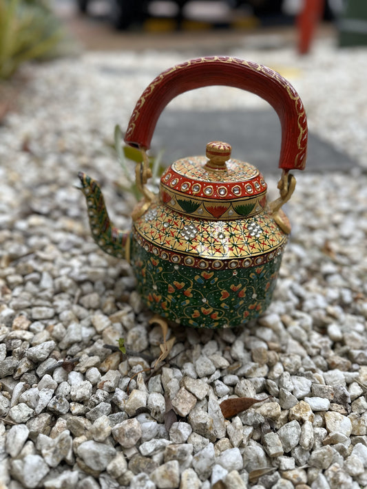 Beaded Gold Kettle