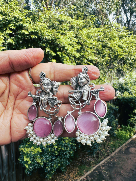 Mystic Love - Radha Krishna Earrings