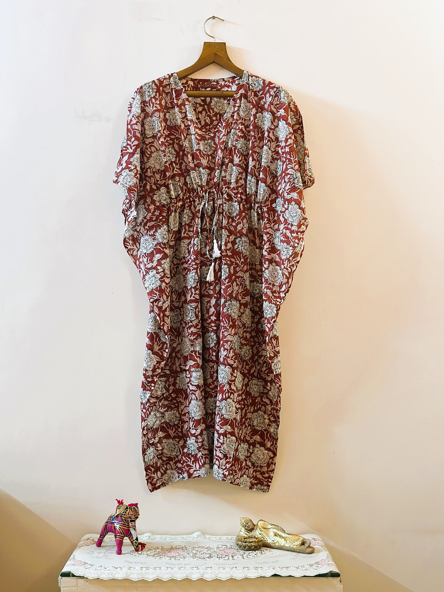 Sanganeri Elegance Long Kaftan