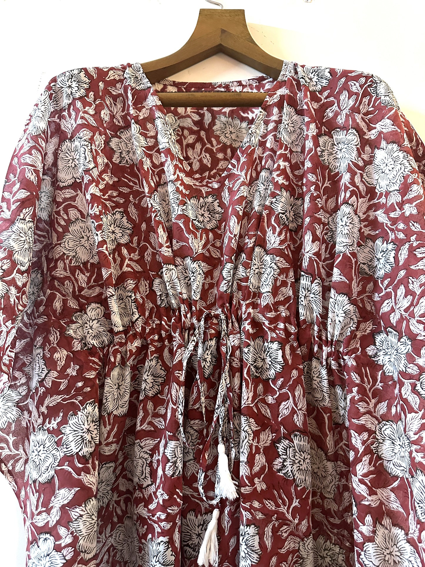 Sanganeri Elegance Long Kaftan