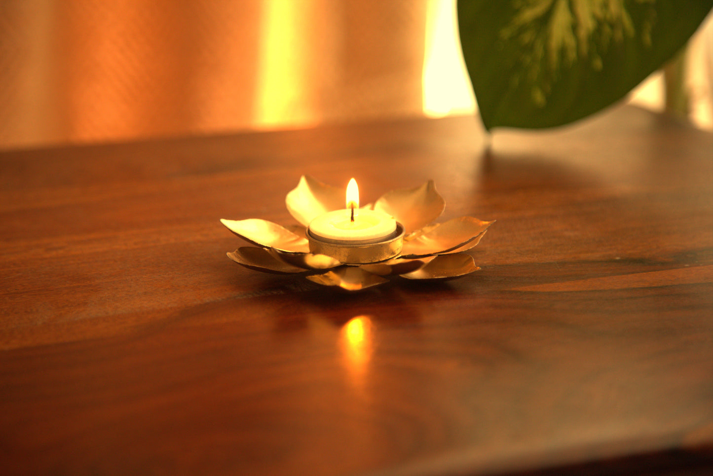 Lotus Tealight Candle Holder Set of 2